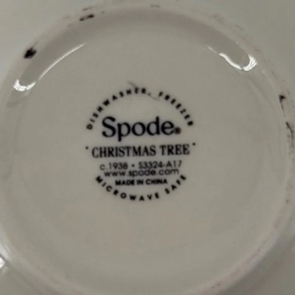 Spode christmas tree